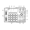 Szary przycisk FUNCTION do Akai MPC1000